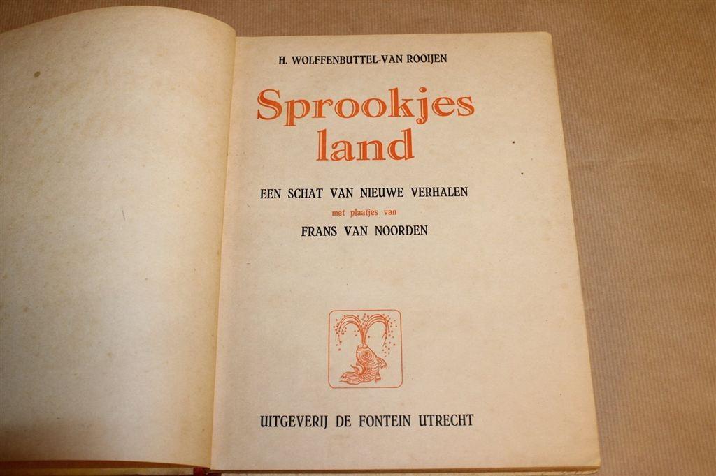 Sprookjesland — Vintage Sprookjesboek Frans van Noorden 1948, Ophalen of Verzenden, Gelezen