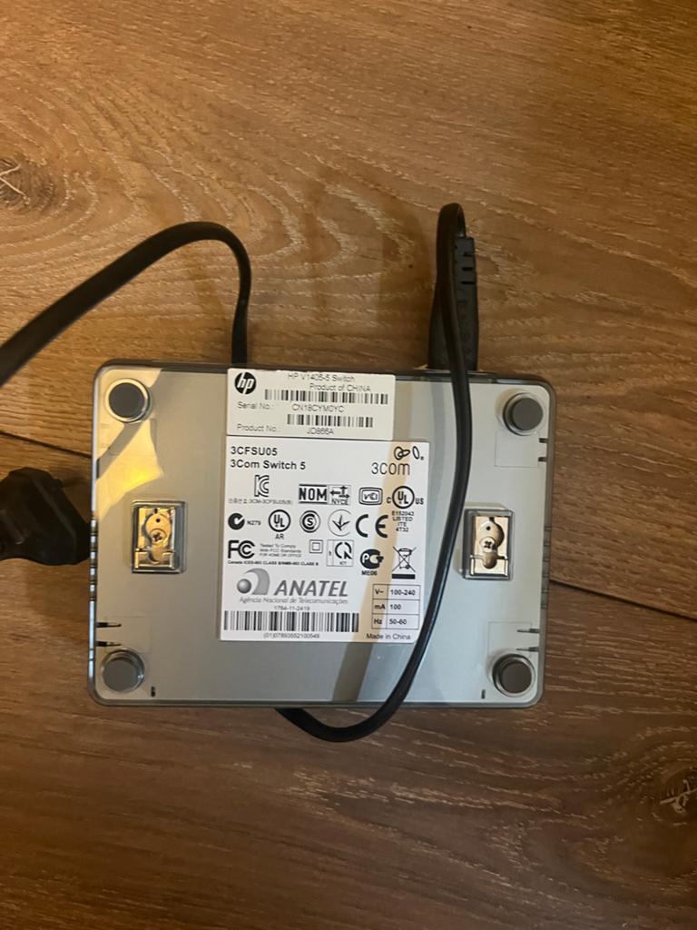 HP V1405-8 Switch / 3Com Switch 5 - 8-poorts netwerkswitch, Ophalen of Verzenden, Zo goed als nieuw