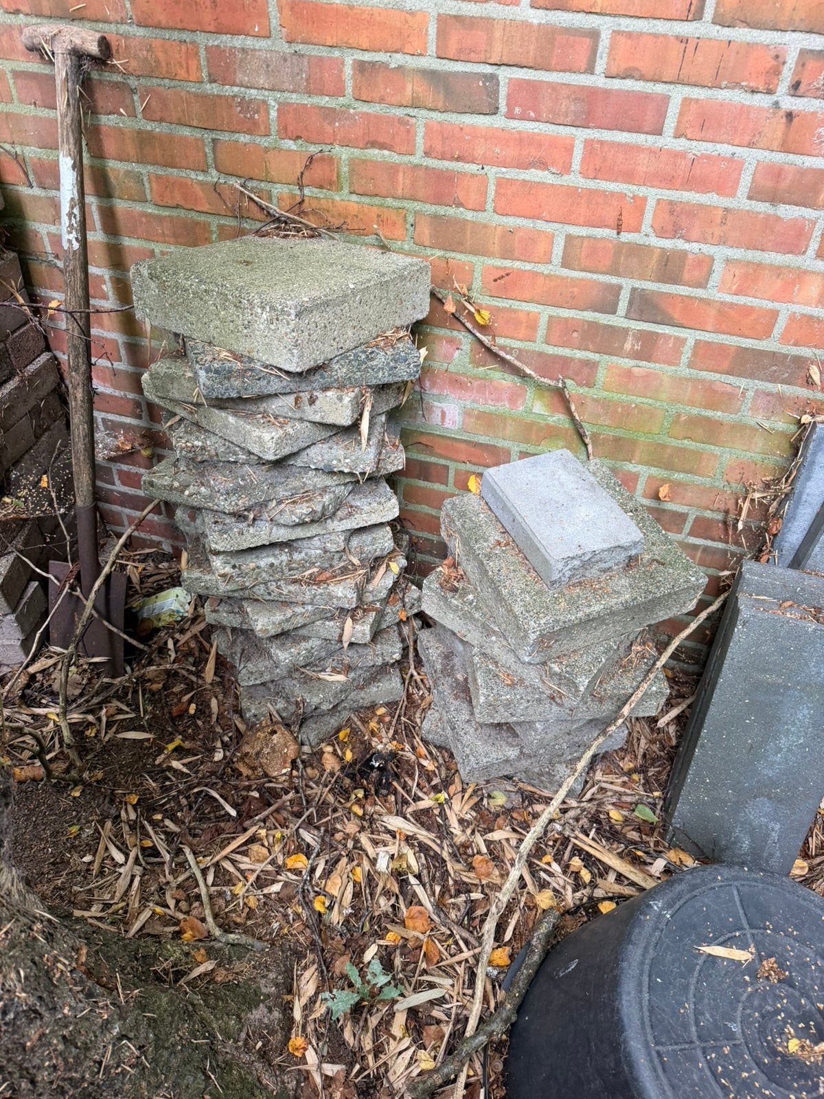Gratis ophalen rest bestrating, Ophalen, Gebruikt, Beton, Klinkers