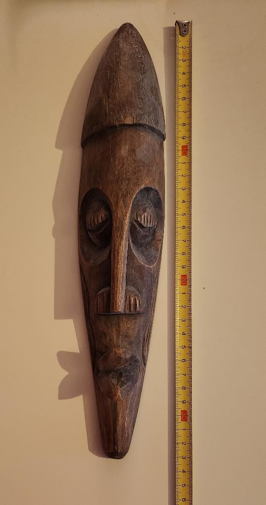 Houten Afrikaans Masker, Ophalen, Masker, Handgemaakt, 20 - 50 cm