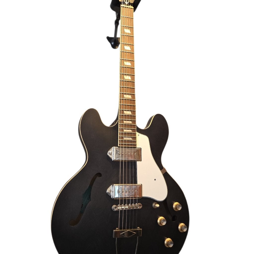 Epiphone casino worn ebony | Hollow body guitar, Gibson, Gebruikt, Hollow body, Epiphone