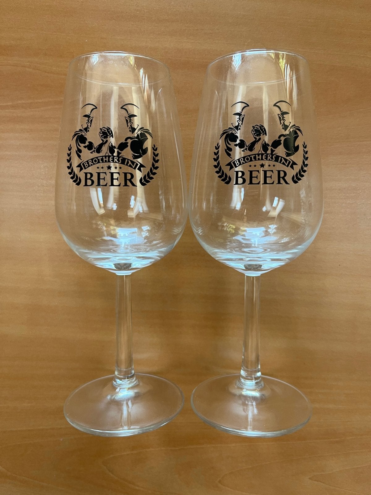 Twee Brothers in Beer bierglazen, Verzamelen, Ophalen of Verzenden, Zo goed als nieuw, Glas of Glazen, Overige merken
