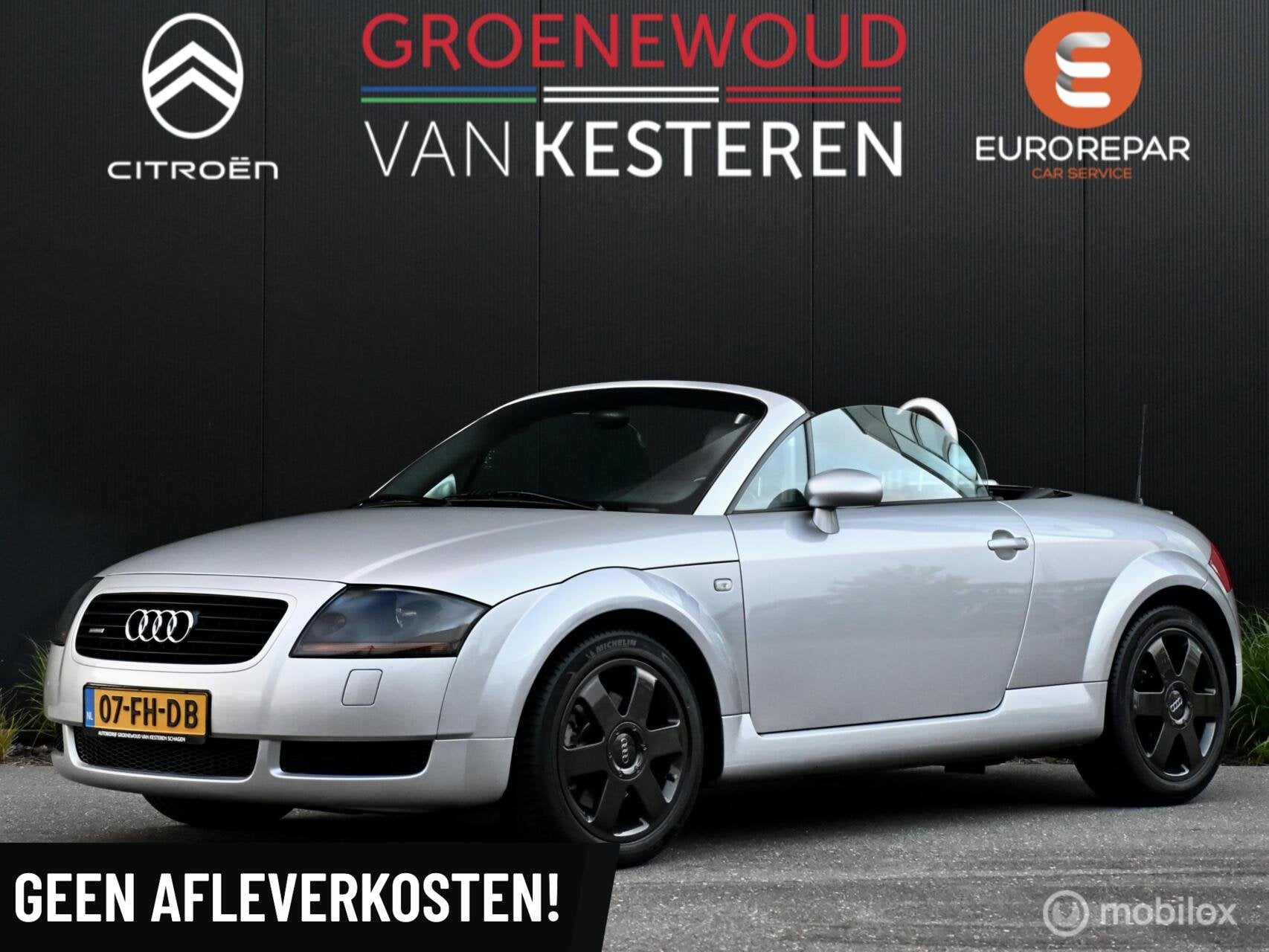 Audi TT Roadster 225pk Turbo Quattro I 1 eigenaar I Orig NL, Auto's, Audi, TT, Gebruikt, Zwart, 4 cilinders