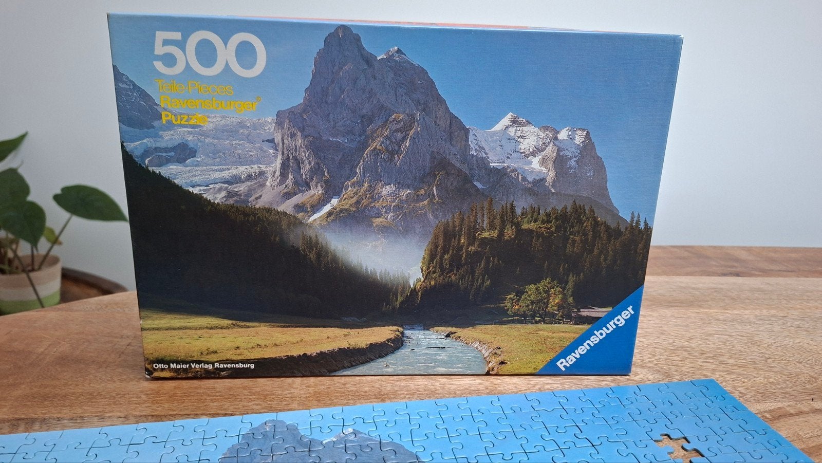 Puzzel 500 stukjes (natuur/ bergen), Ophalen of Verzenden, 500 t/m 1500 stukjes, Gebruikt