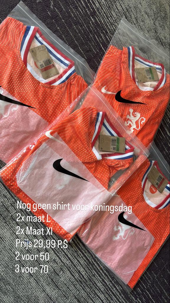 Nederlands elftal shirt - Top kwaliteit, Maat 52/54 (L), Nieuw, Oranje, Ophalen of Verzenden