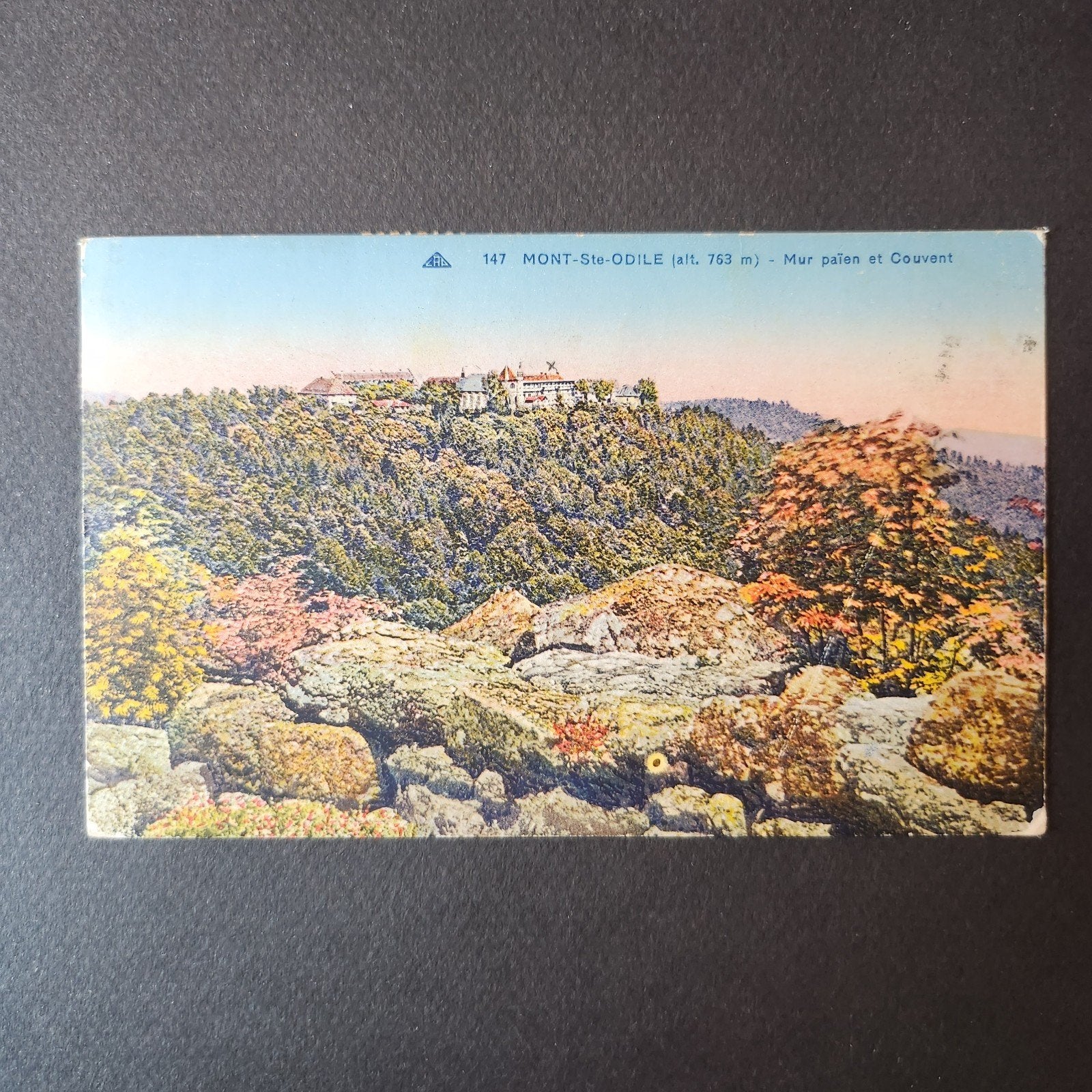 Oude ansichtkaart Mont-Ste-Odile, Frankrijk (1920-1940), Verzenden, 1920 tot 1940, Gelopen, Frankrijk