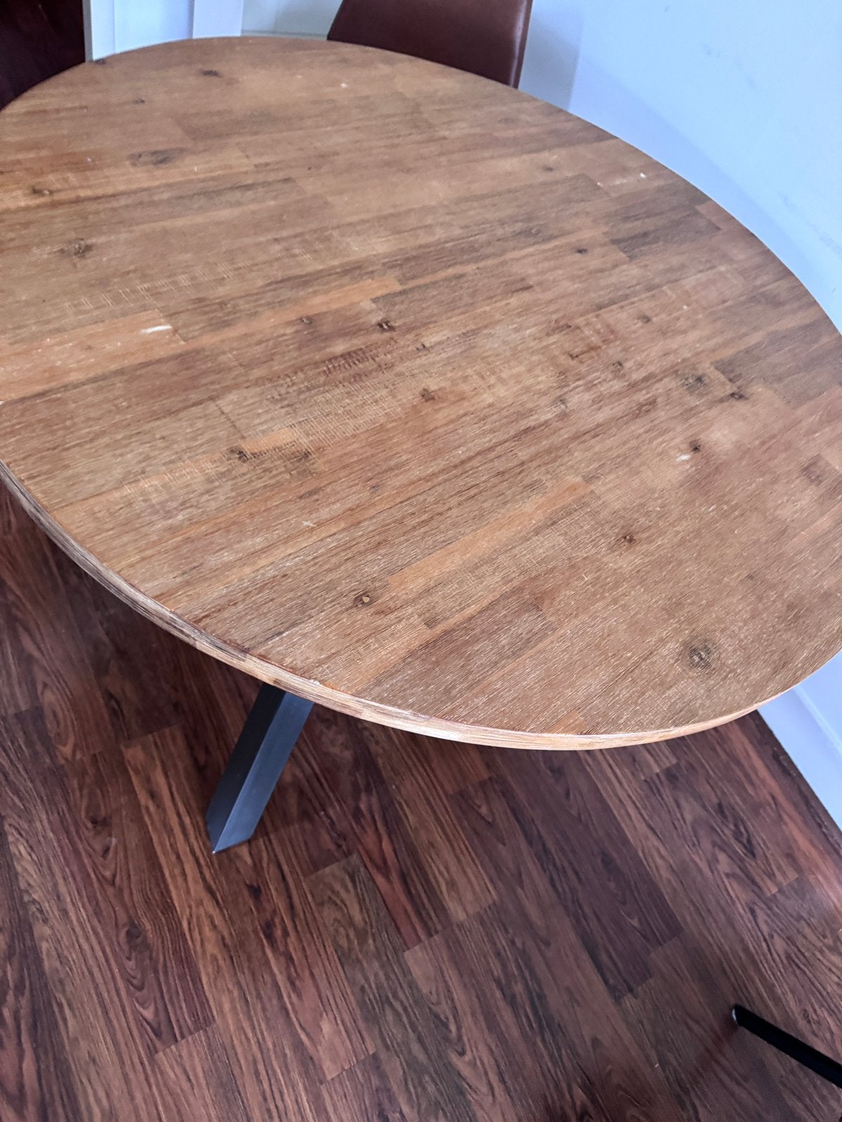 Eettafel 1,20m, Huis en Inrichting, Tafels | Eettafels, Ophalen, Gebruikt, 100 tot 150 cm, Rond