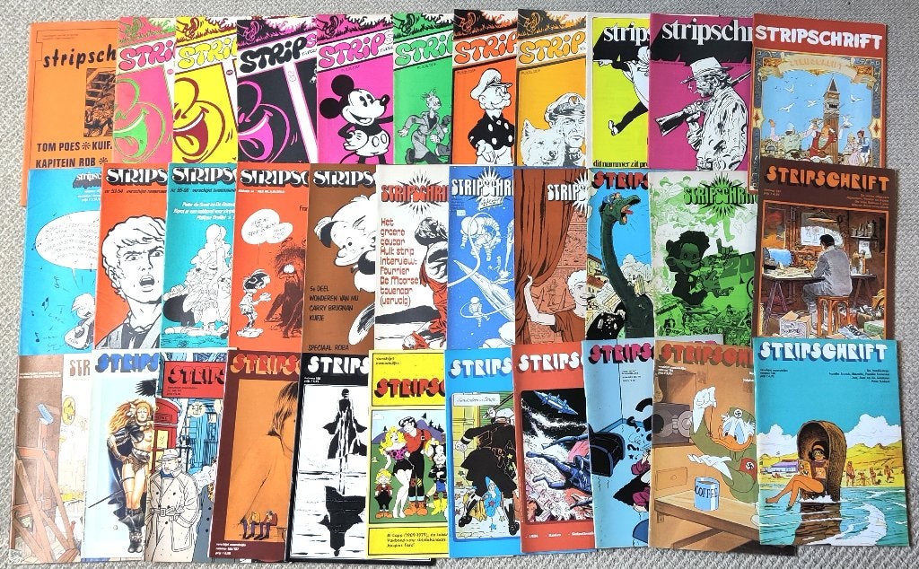 35 x Stripschrift  Het tijdschrift voor striplezers  1968, Meerdere stripboeken, Ophalen of Verzenden, Zo goed als nieuw