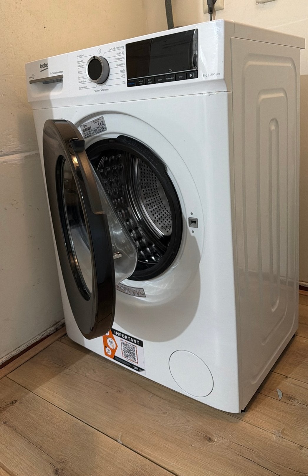 Wasmahine  te koop  Beko MET SPOED WEG, Ophalen, Zo goed als nieuw, 1200 tot 1600 toeren