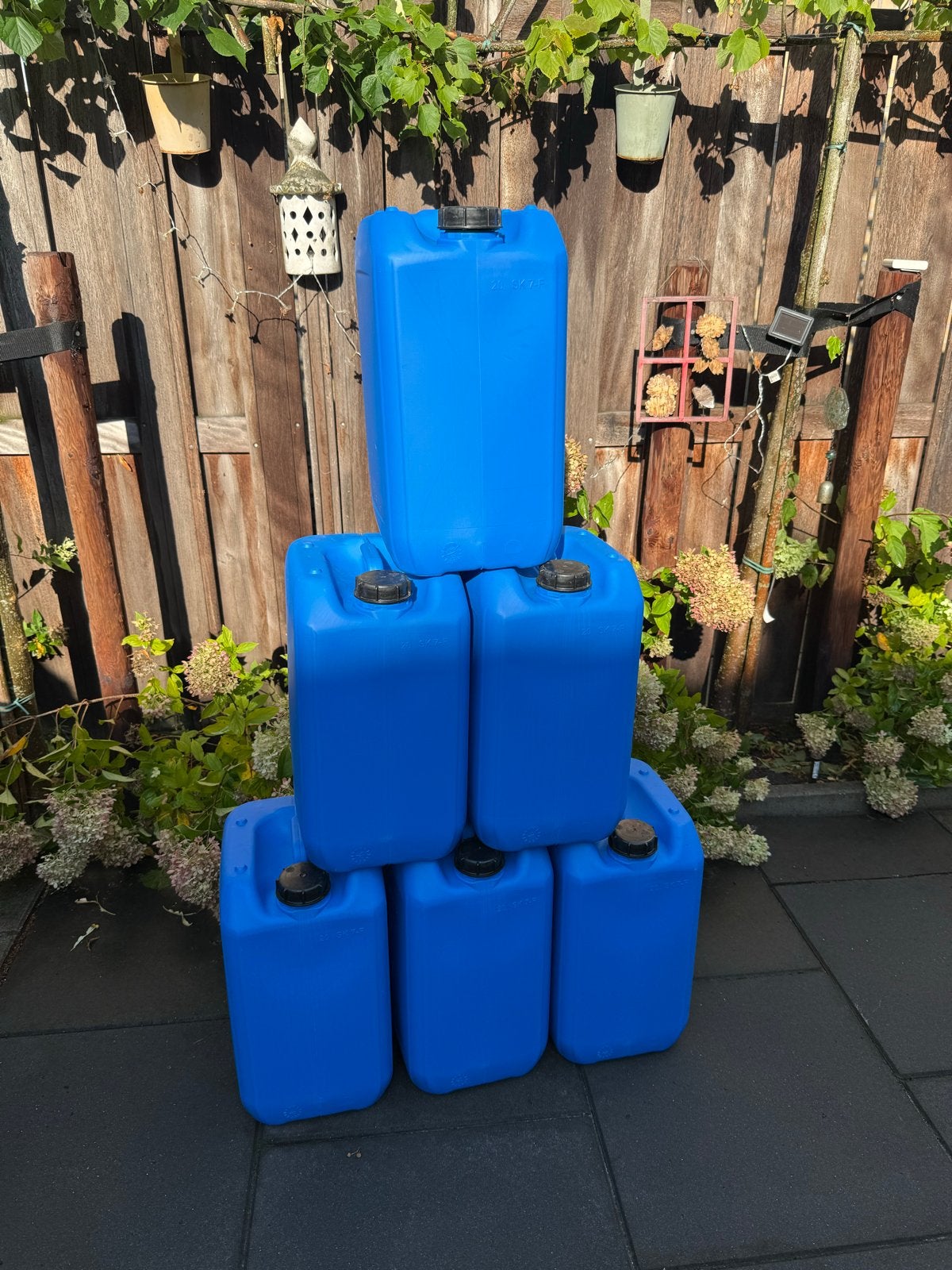Water jerrycans - 1 keer gebruikt voor osmose water, Ophalen, Zo goed als nieuw
