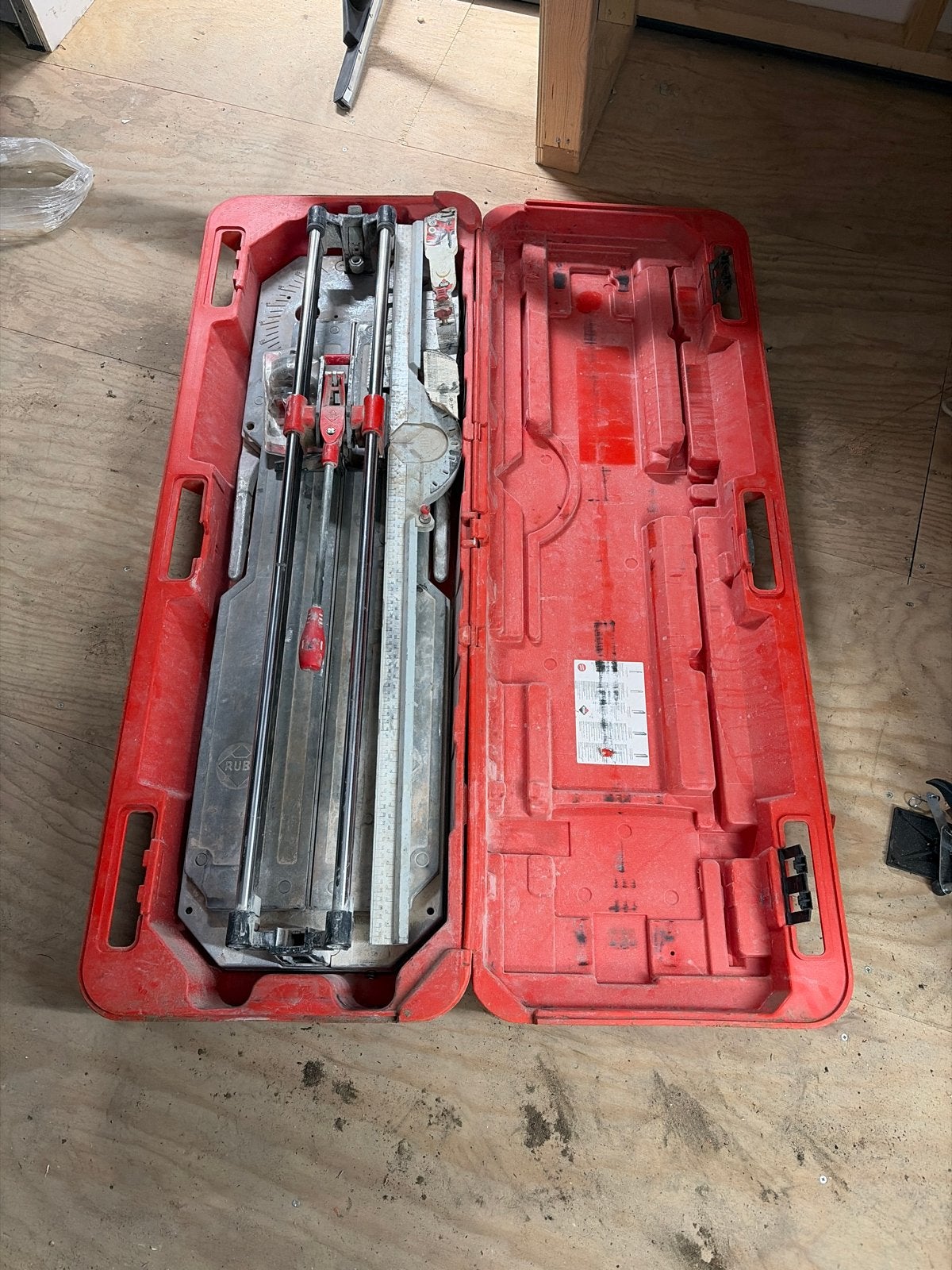 Rubi TX-900 Tegelsnijder - Compleet en Perfect Werkend, Ophalen, Gebruikt