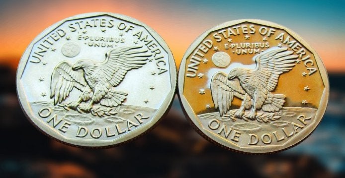 **  2 x Susan B. Anthony One Dollar  (1979 & 1980)** PROOF*, Verzenden, Noord-Amerika, Setje