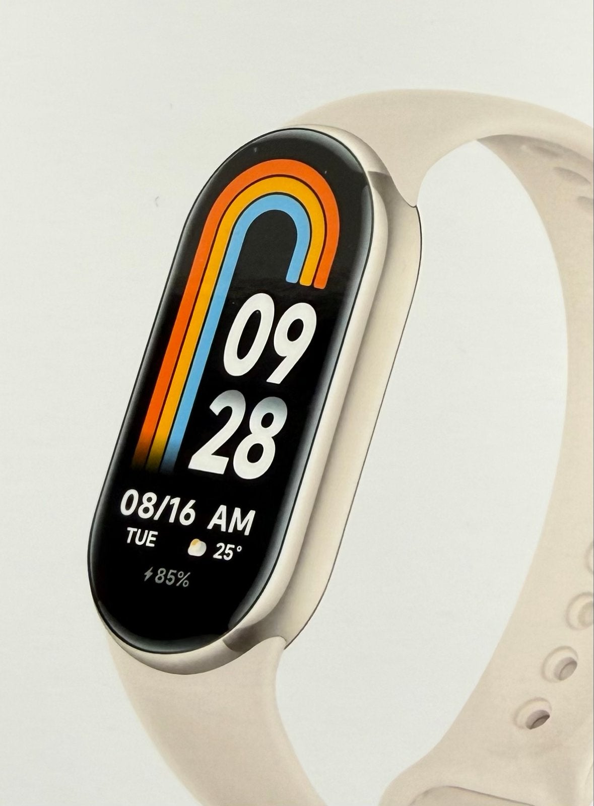 Xiaomi Smartwatch 8 met 3 bandjes en clip, Ophalen of Verzenden, Zo goed als nieuw, Waterdicht, Android