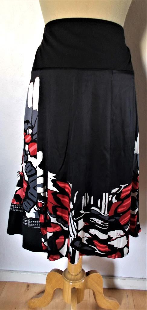 Mooie zwarte print rok van Mart Visser! 40, Kleding | Dames, Maat 38/40 (M), Overige kleuren, Verzenden, Zo goed als nieuw