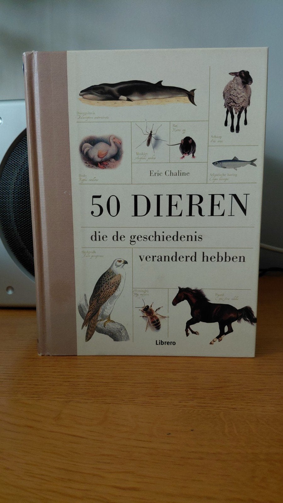 50 Dieren die de geschiedenis veranderd hebben, Boeken, Ophalen of Verzenden, Zo goed als nieuw, Overige onderwerpen, Eric Chaline