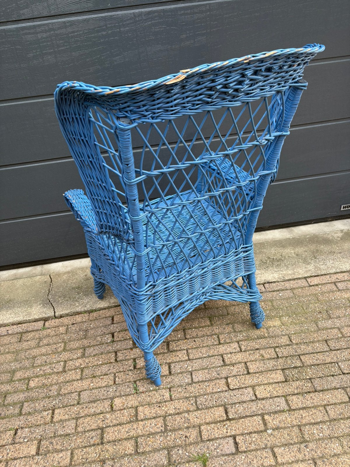 Oude rieten stoel, Ophalen