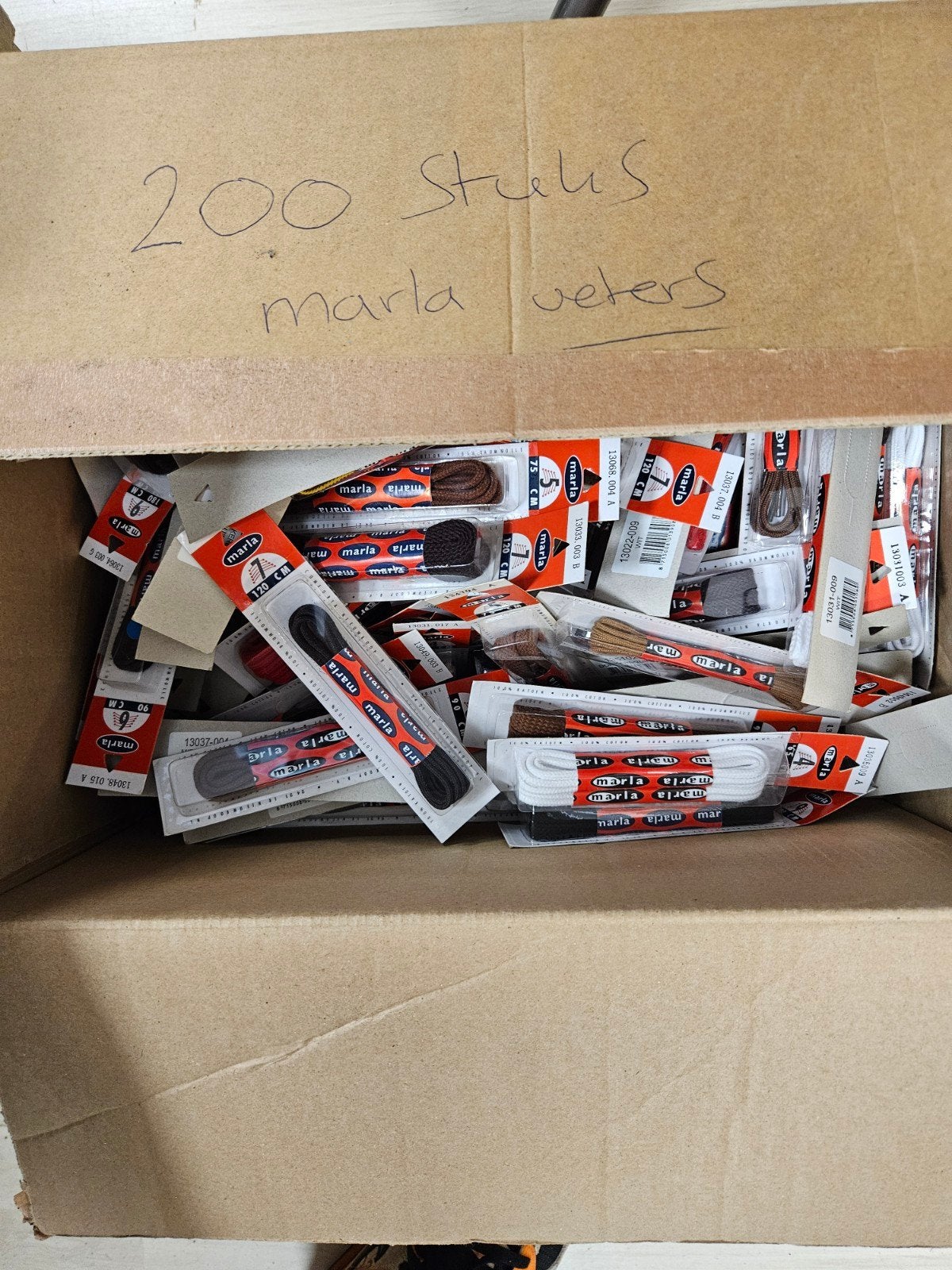 680 paar Marla veters - schoenmakerij schoenmaker, Ophalen, Overige kleuren, Overige typen, Nieuw