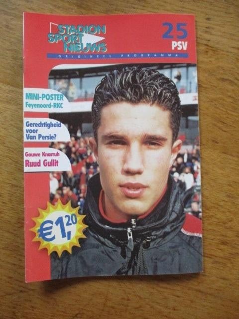 Programmaboekje 25 Feyenoord - PSV 18 mei 2003, Ophalen of Verzenden, Gelezen, Watersport en Hengelsport