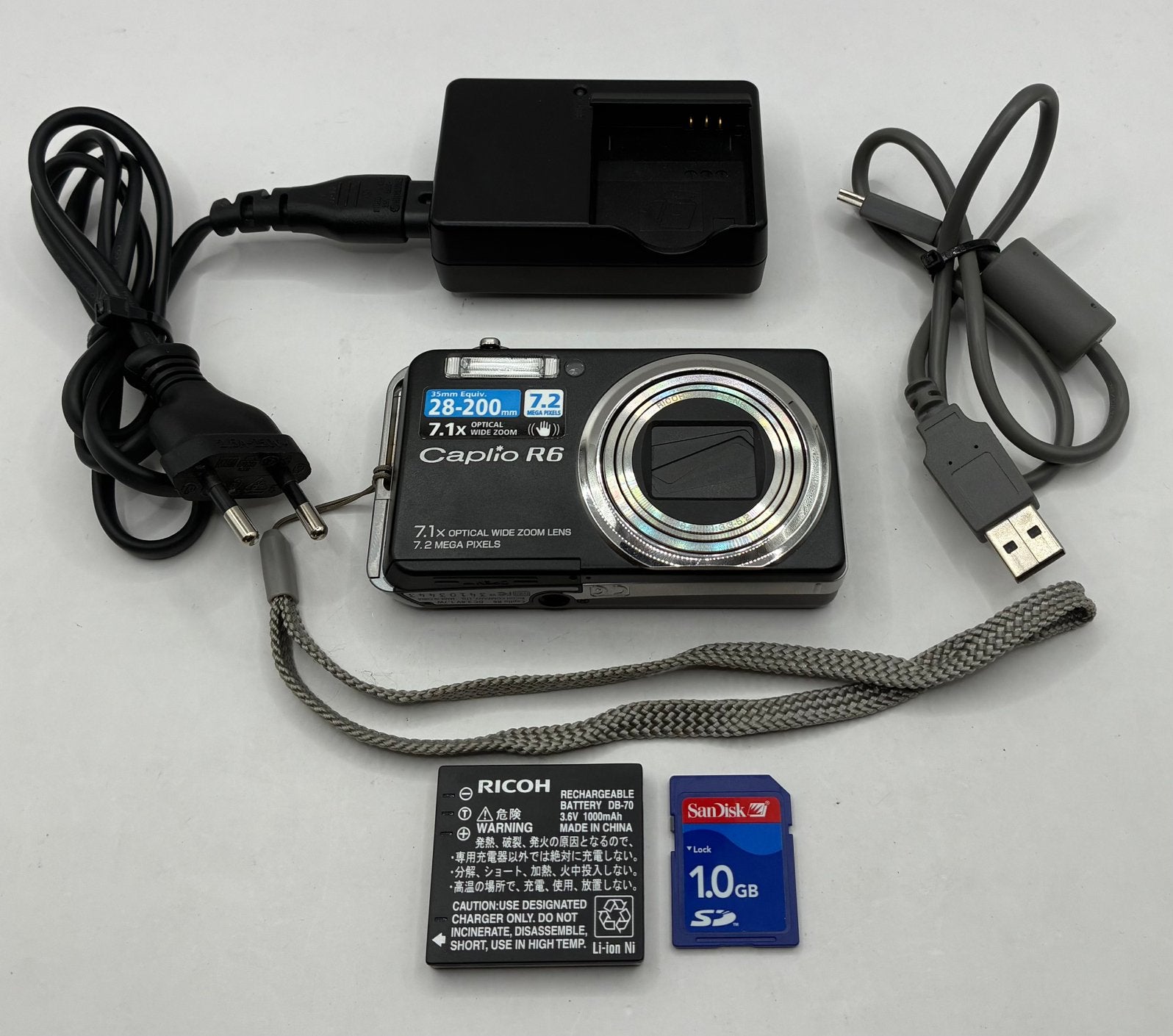 Ricoh Caplio R6 - compact camera, Ophalen of Verzenden, Zo goed als nieuw, Overige Merken