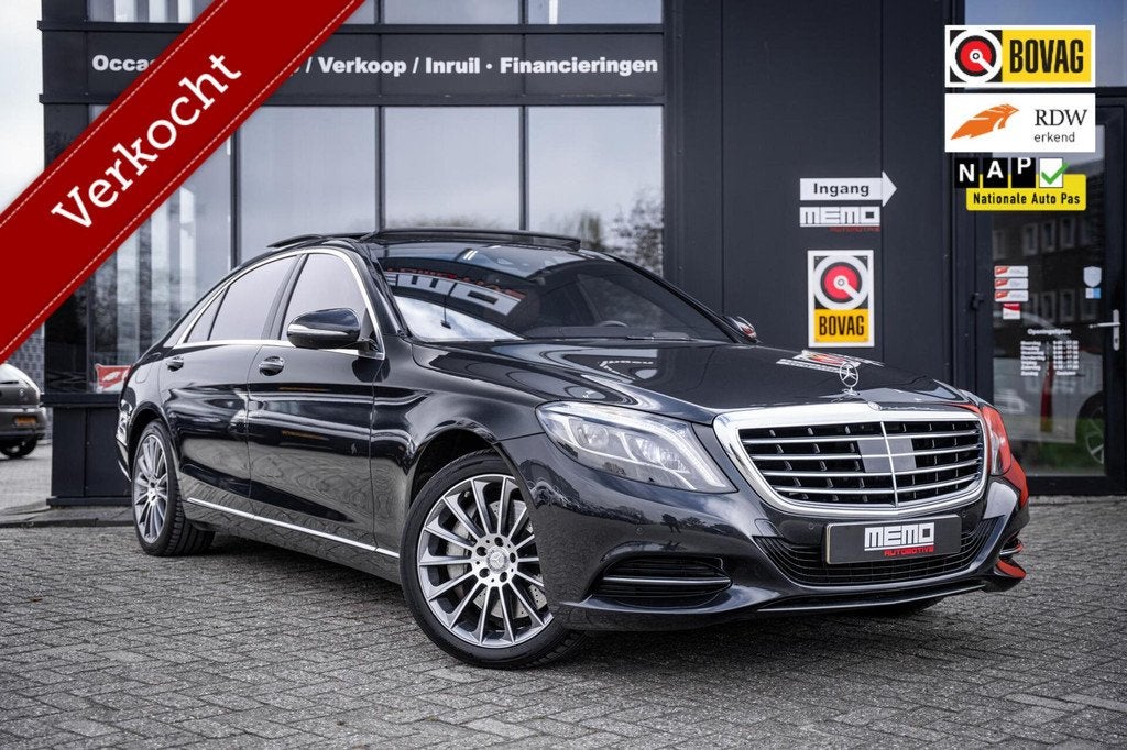 Mercedes S-klasse S500 HYBRID*LANG*MASSAGE*NAP*BURMESTER*PAN, Automaat, Achterwielaandrijving, Gebruikt, Euro 6