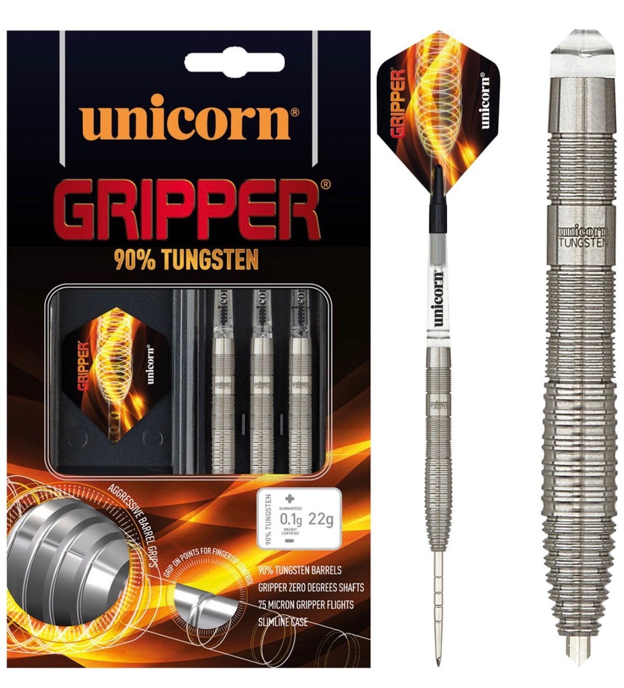 Unicorn Gripper 7 90% - Dartpijlen - 21 Gram, Ophalen of Verzenden, Nieuw, Pijlen