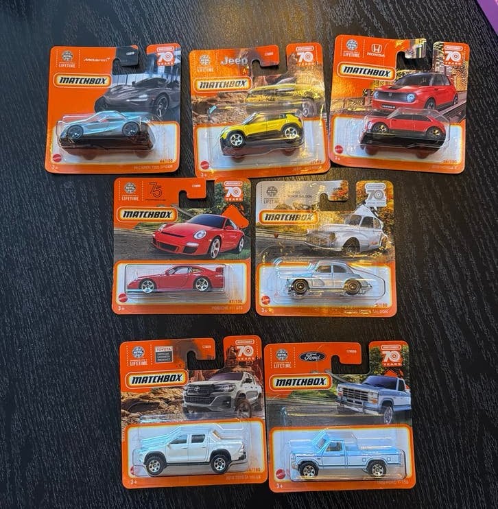 Matchbox 70 Jaar Jubileum Collectie - Diverse Modellen, Ophalen of Verzenden, Nieuw, Auto