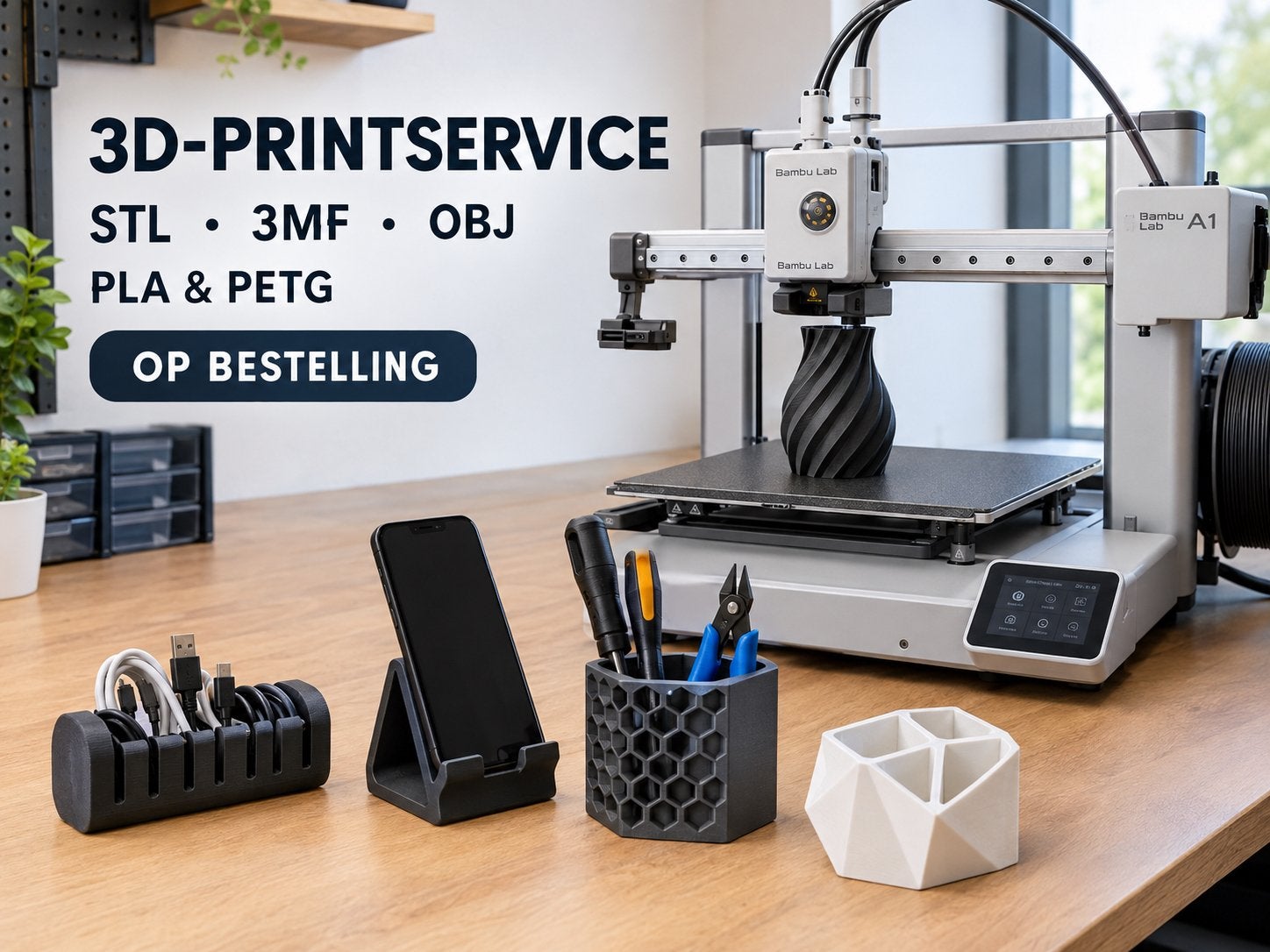 3D-printservice op bestelling – STL, 3MF & OBJ, Ophalen of Verzenden, Nieuw, Filament, Bambu Lab
