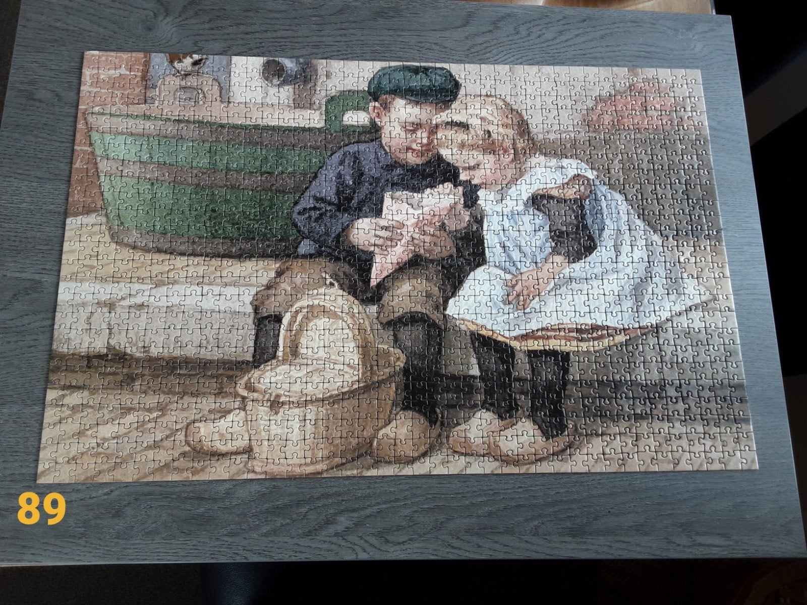 puzzel 1000 stukjes compleet goud en oud ot en sien, Ophalen of Verzenden, 500 t/m 1500 stukjes, Zo goed als nieuw, Legpuzzel