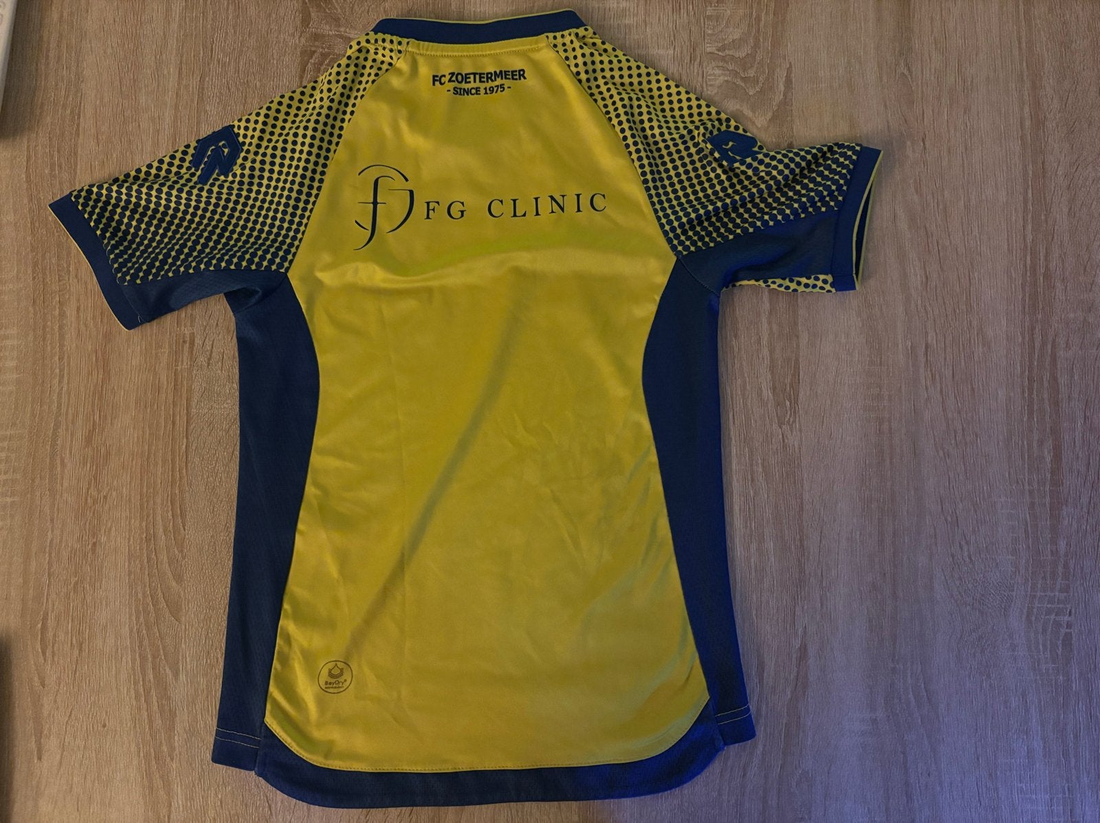 FC Zoetermeer voetbalshirt - Maat 140, Geel, Overige maten, Ophalen of Verzenden, Voetbal