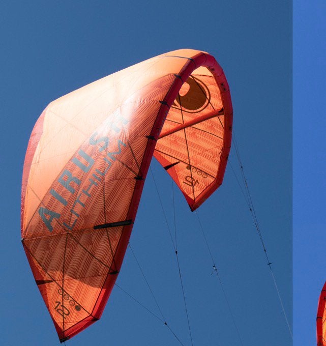 Airush lithyium 5m2, Watersport en Boten, Kitesurfen, Geen board, Ophalen of Verzenden, Zo goed als nieuw, Kite