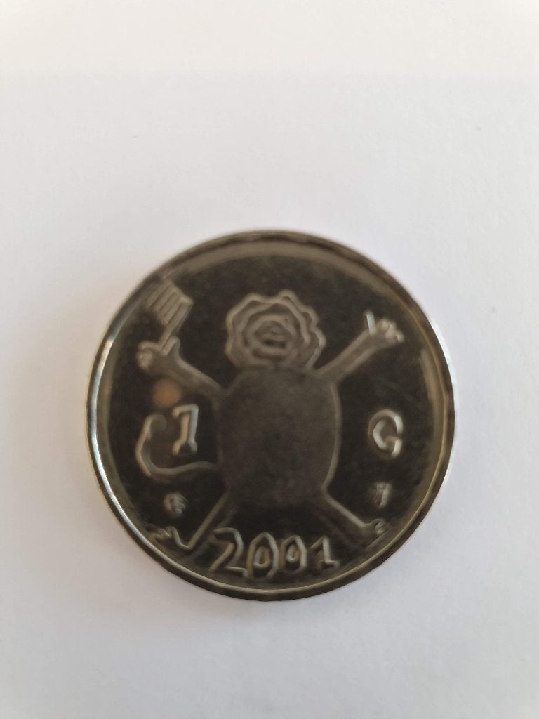 1 Gulden 2001., Ophalen of Verzenden, Koningin Beatrix, 1 gulden, Losse munt