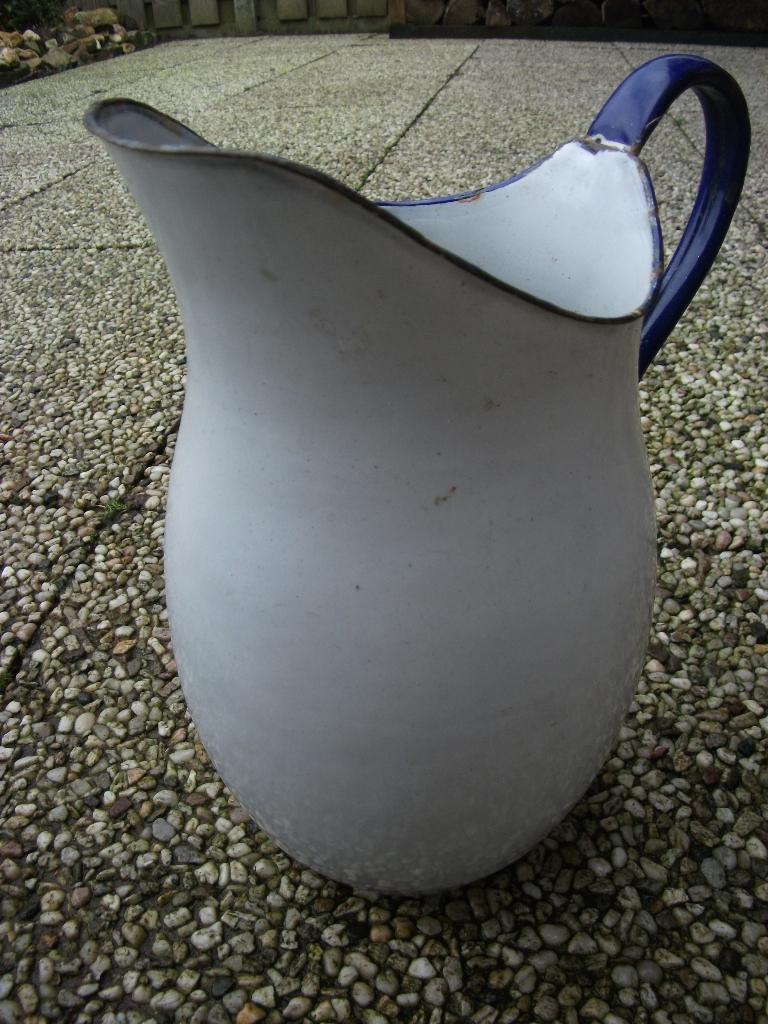 vintage emaille melkkan, Antiek en Kunst, Antiek | Emaille, Ophalen of Verzenden