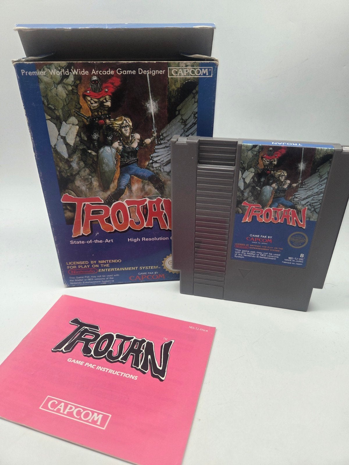 Trojan NES (Nintendo Entertainment System) Compleet, Avontuur en Actie, Gebruikt, Niet van toepassing, 1 speler