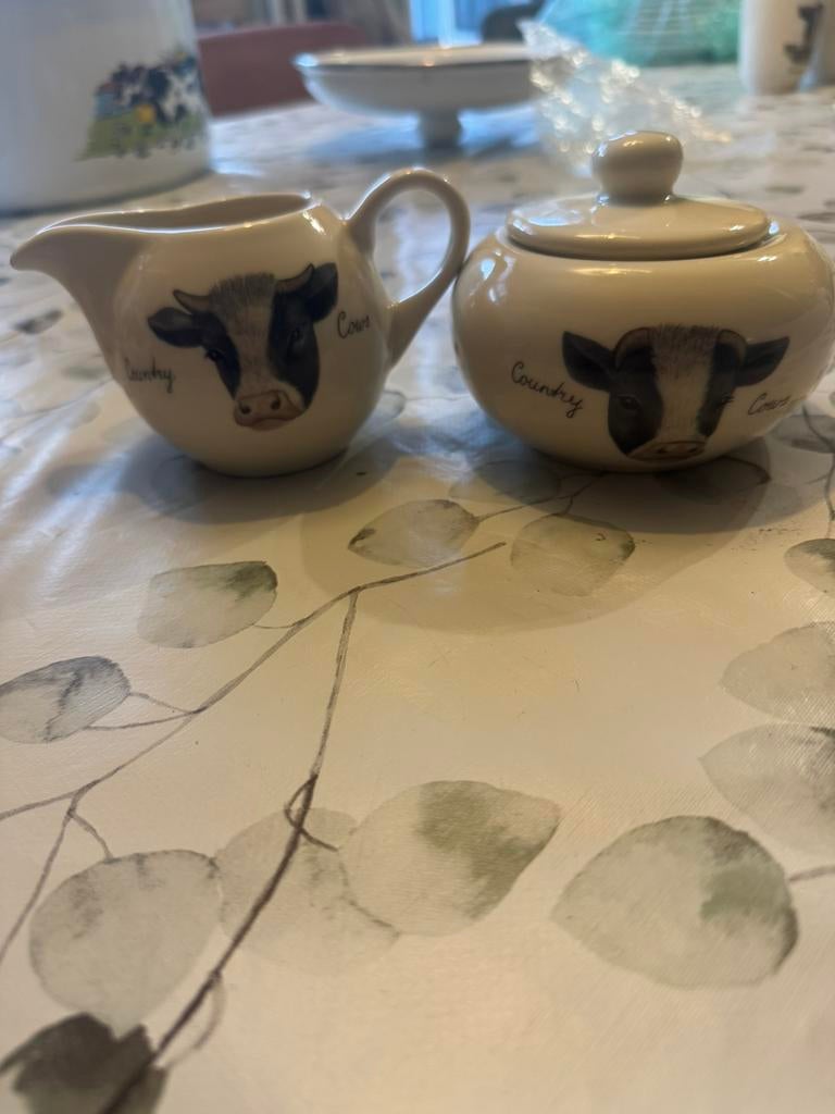 Country cows roomset jet ter steeg, Ophalen of Verzenden