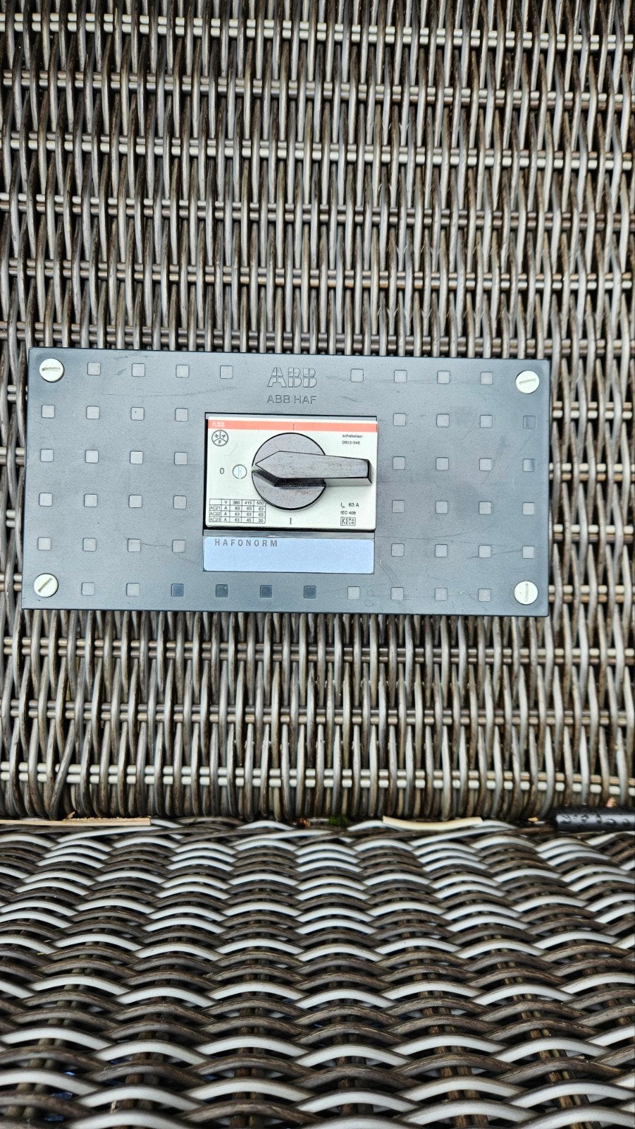 hoofdschakelaar 63A, Ophalen of Verzenden, Gebruikt, ABB, Schakelaar