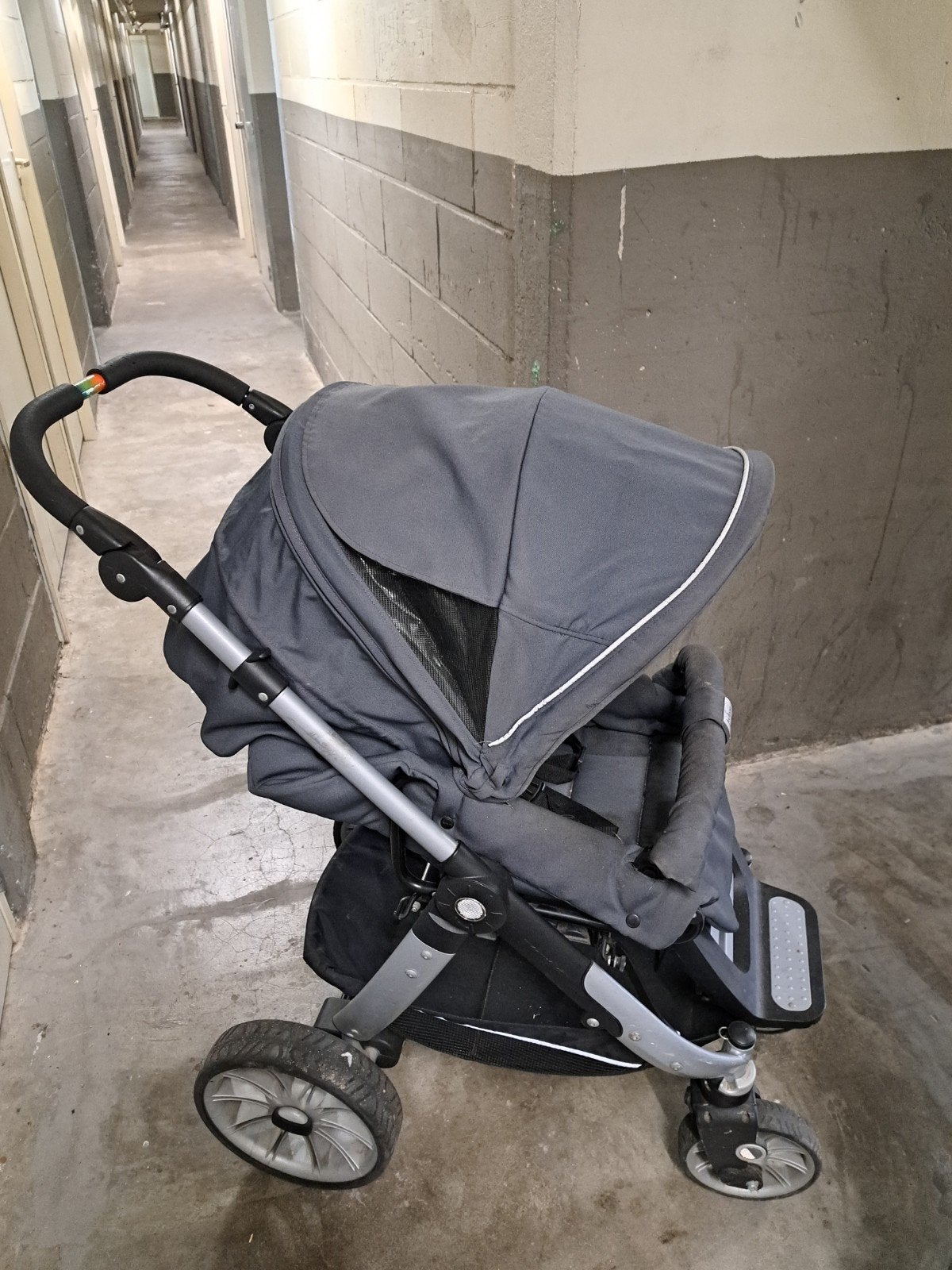 Teutonia Combiwagen - Grijs - Gebruikt, Kinderen en Baby's, Ophalen, Gebruikt, Combiwagen, Overige merken