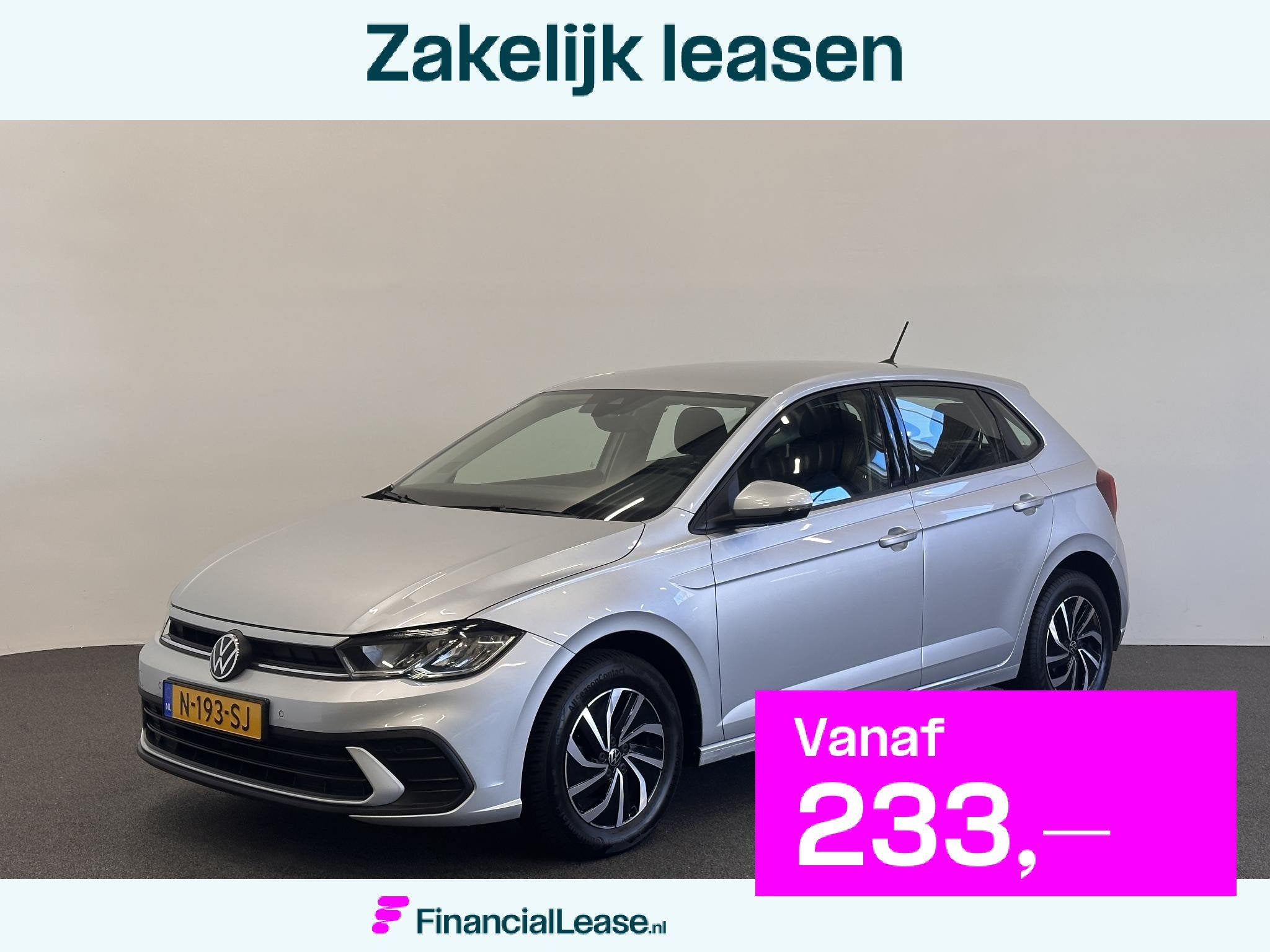 Volkswagen Polo 1.0 TSI Life DEMO Airco Caplay Navi Cruise C, Dealer onderhouden, Stof, Gebruikt, 1072 kg