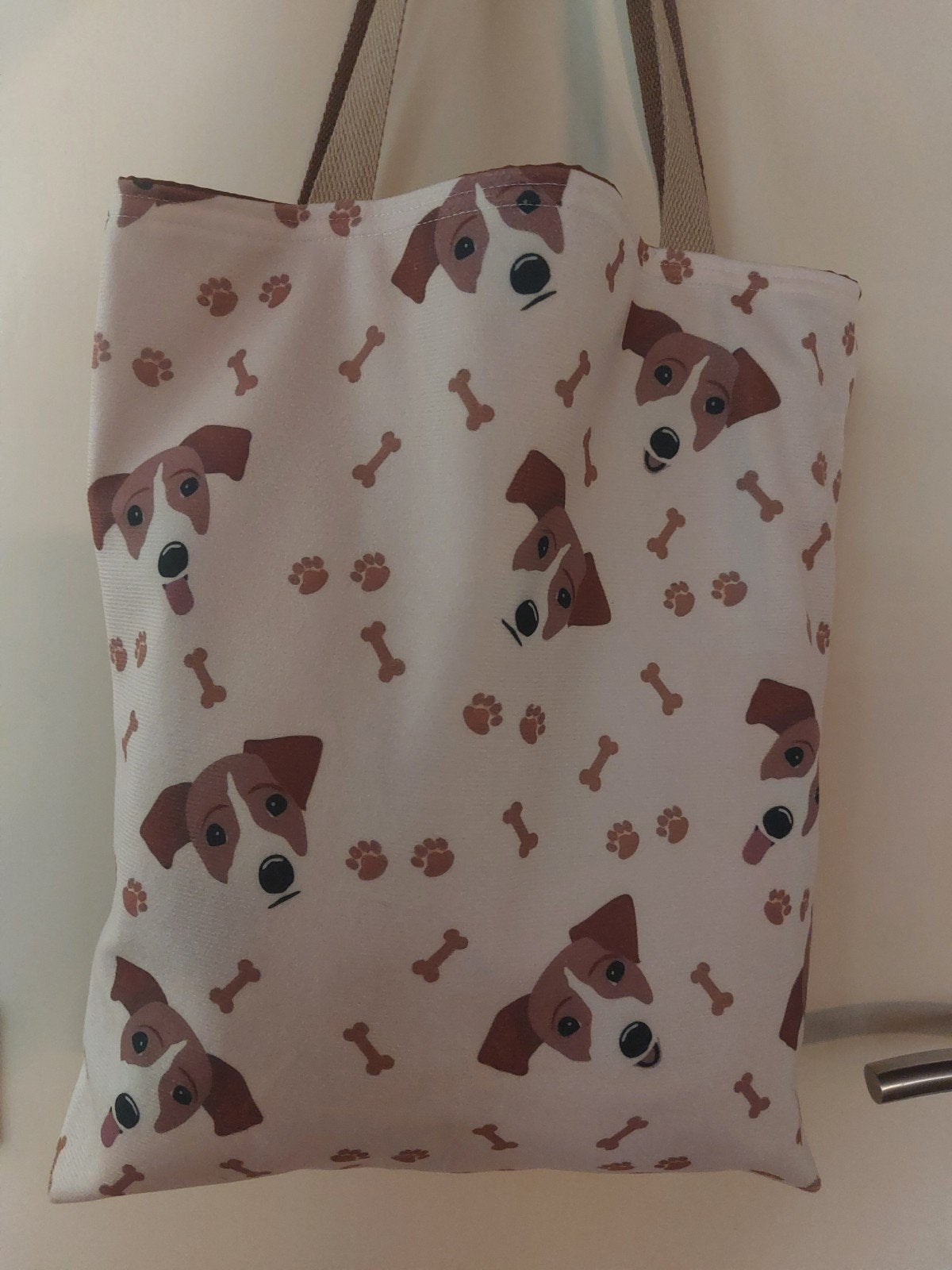 shopper/tas ' Jack Russel ', Dieren en Toebehoren, Honden-accessoires, Ophalen of Verzenden, Zo goed als nieuw