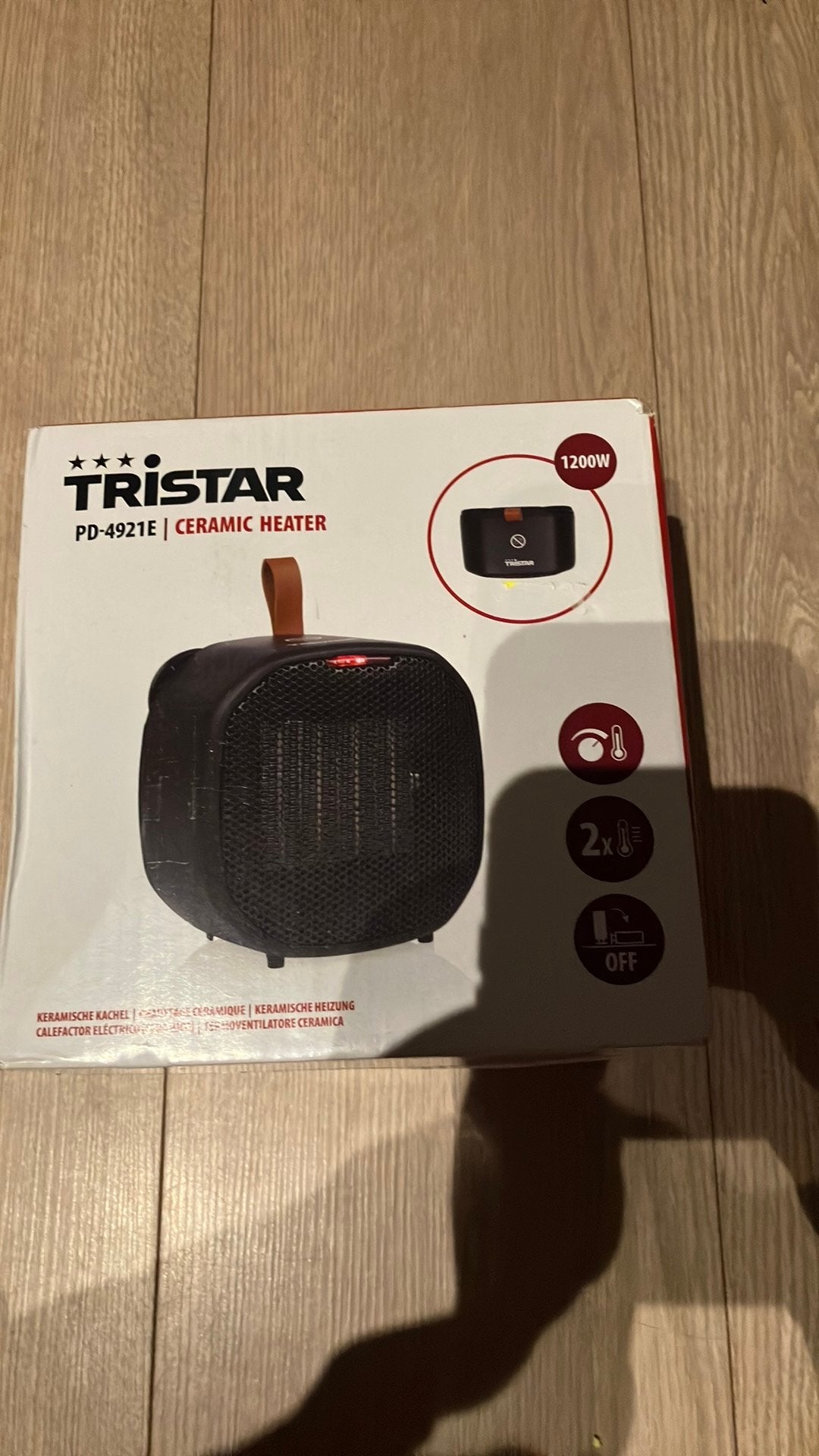 Nieuw TRISTAR PD-4921E KERAMISCHE KACHEL, Caravans en Kamperen, Ophalen of Verzenden, Zo goed als nieuw