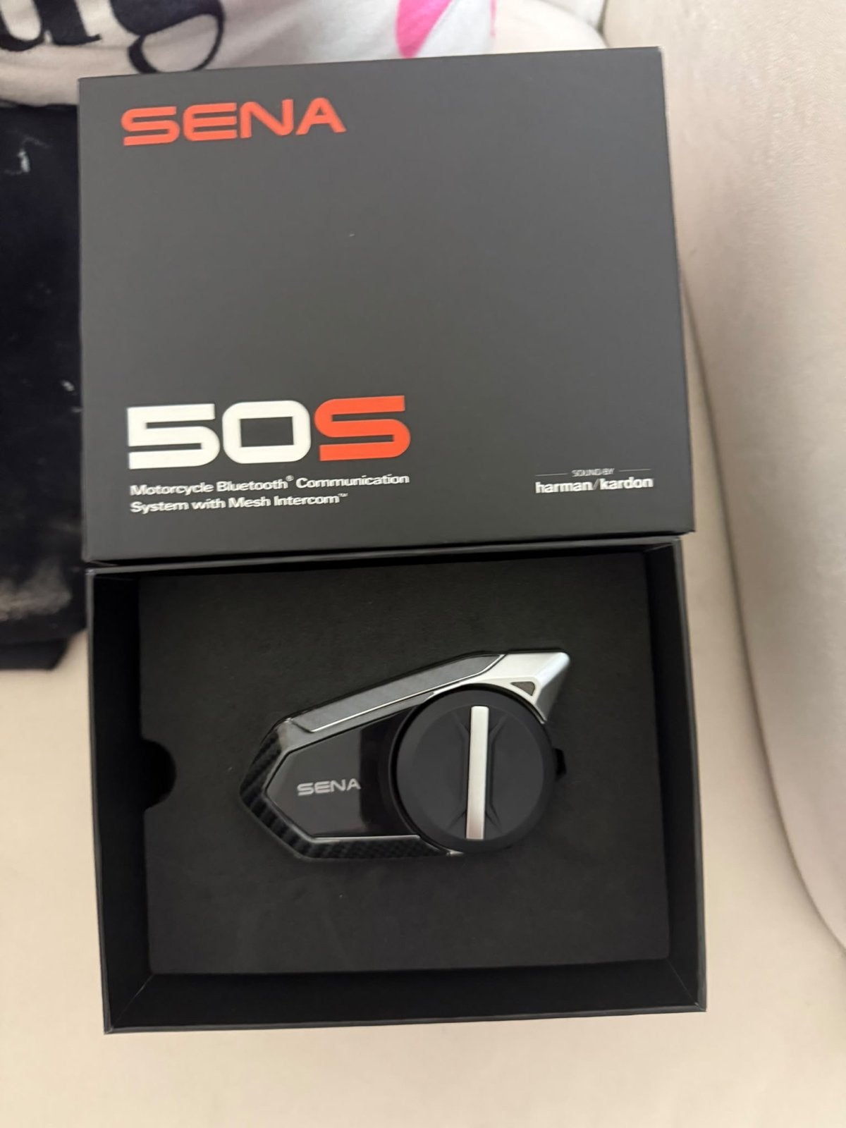 Sena 50S Motorfiets Bluetooth Communicatiesysteem, Ophalen of Verzenden, Zo goed als nieuw