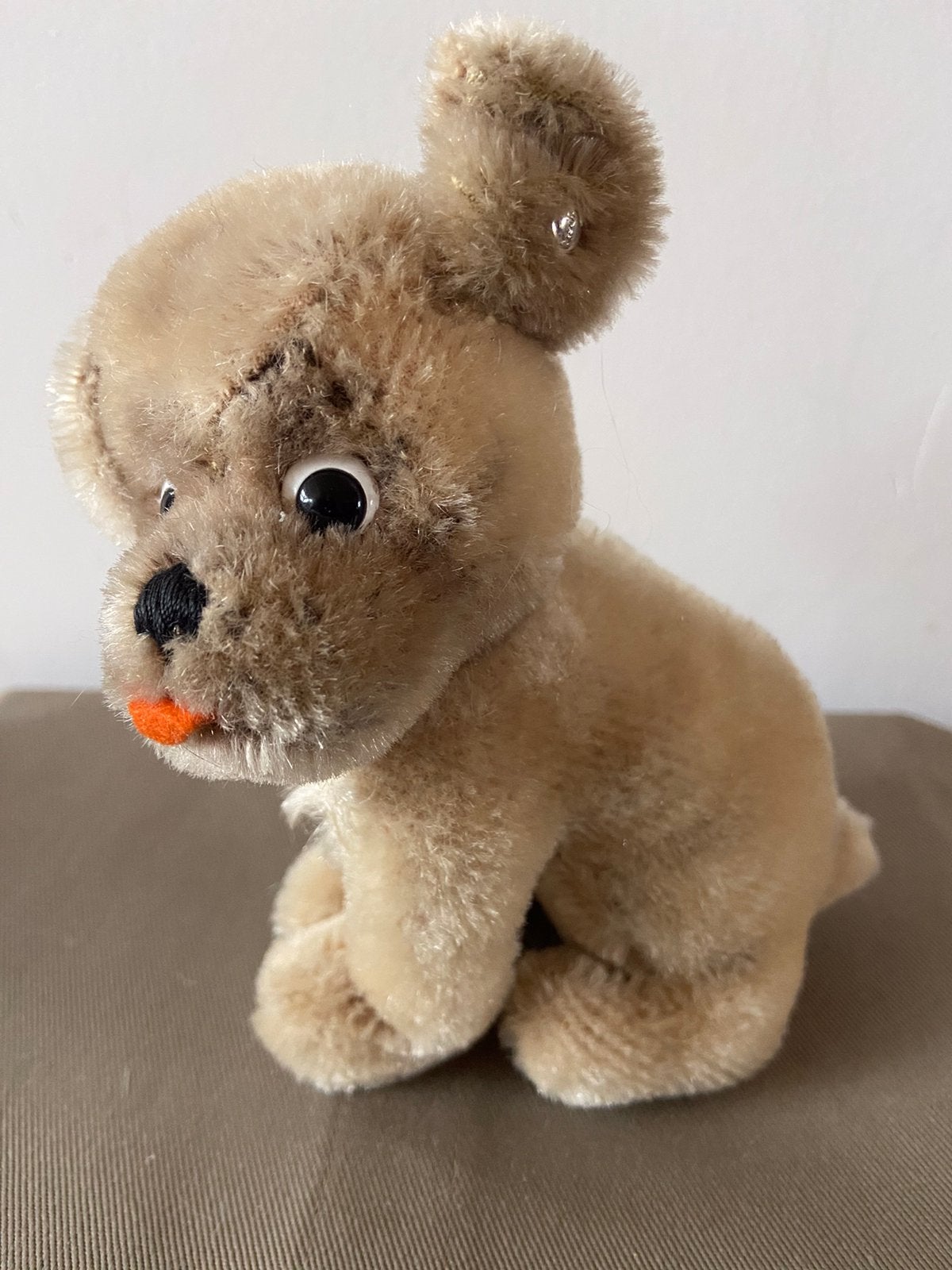 Steiff mopshond Mopsy, 3312, 12cm, Ophalen of Verzenden, Zo goed als nieuw