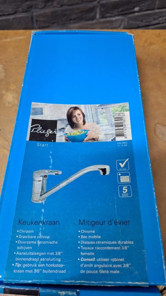 Diverse nieuwe kranen (Grohe, Plieger) - alles of per stuk, Doe-het-zelf en Verbouw, Sanitair, Ophalen of Verzenden, Nieuw, Chroom