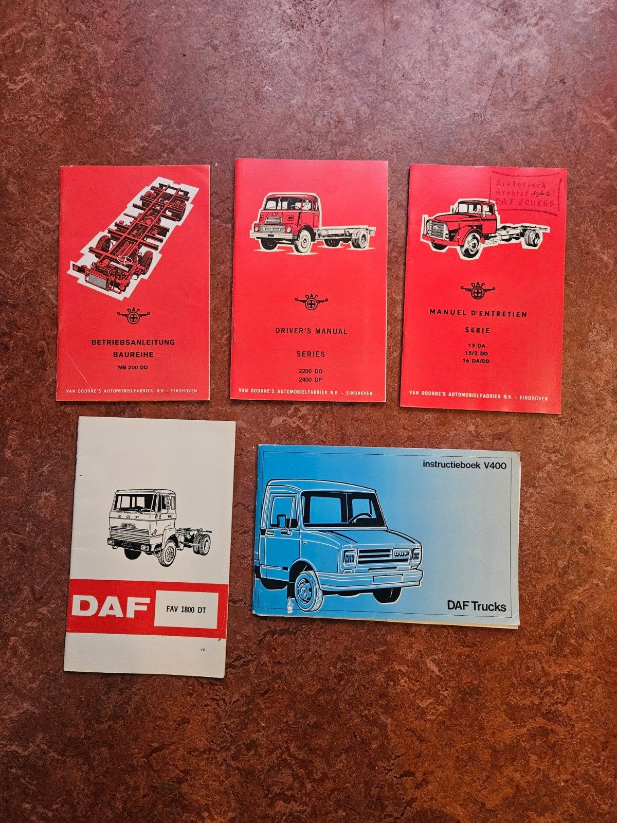 instructieboekjes Daf trucks, Ophalen of Verzenden