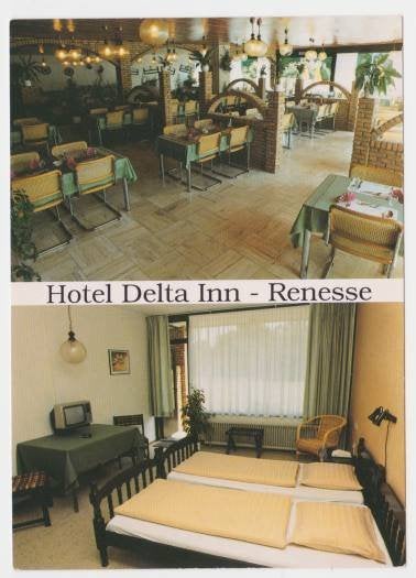 Renesse Hotel Delta Inn Interieur Ongelopen, Ophalen of Verzenden, 1980 tot heden, Ongelopen, Zeeland