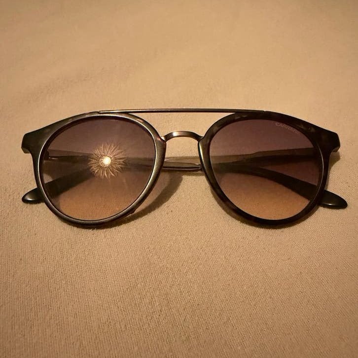 Carrera Zonnebril - Grey Havana/Dark Ruthenium, Gebruikt, Zonnebril, Carrera, Ophalen of Verzenden