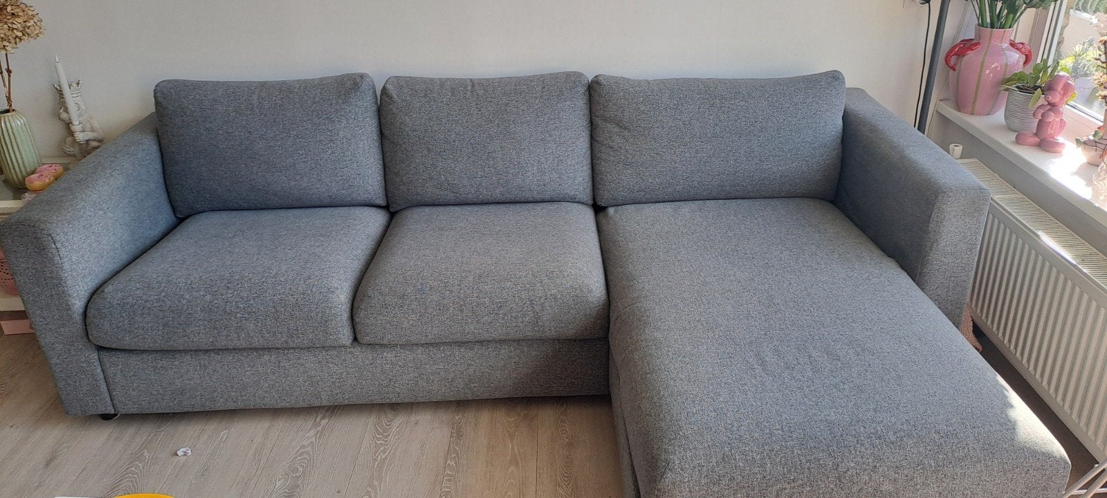 IKEA Vimle 3-zits hoekbank met chaise longue en opbergruimte, Huis en Inrichting, Ophalen, Gebruikt, Vierpersoons of meer, Hoekbank