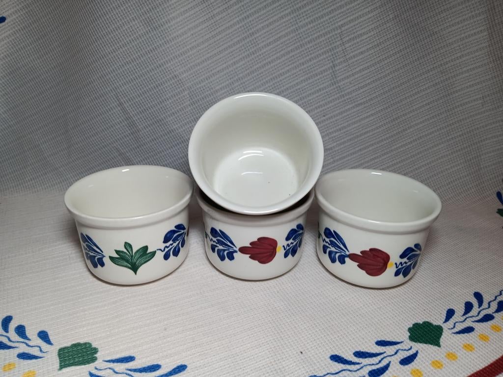 Boerenbont soufflé oven schaaltjes, Ophalen of Verzenden, Aardewerk, Boerenbont, Schaal of Schalen