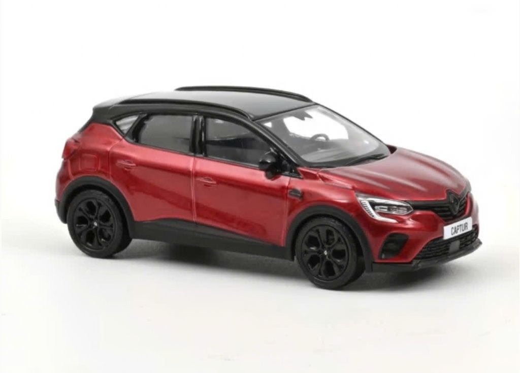 Renault Captur 2022 rood zwart schaal 1:43 NOREV ref. 517769, Verzenden, Nieuw, Auto, Norev