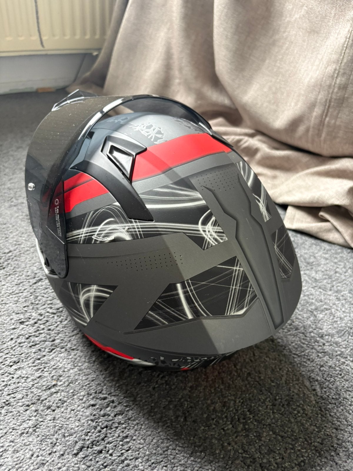 SMK motorhelm maat M, Ophalen, Tweedehands, Integraalhelm, Overige merken