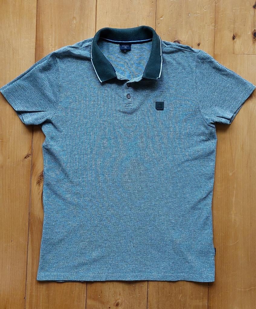 Polo t-shirt Bien Bleu groen maat M poloshirt, Bien bleu, Maat 48/50 (M), Ophalen of Verzenden, Gedragen
